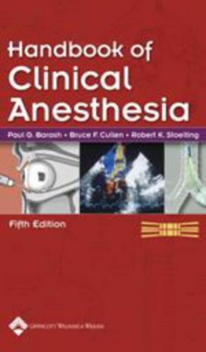 Handbook of Clinical Anesthesia