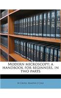 Modern Microscopy; A Handbook for Beginners, in Two Parts