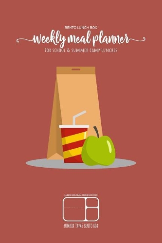 BENTO LUNCH BOX - Weekly meal planner for school and summer camp lunches Lunch journal designed for YUMBOX TAPAS BENTO BOX