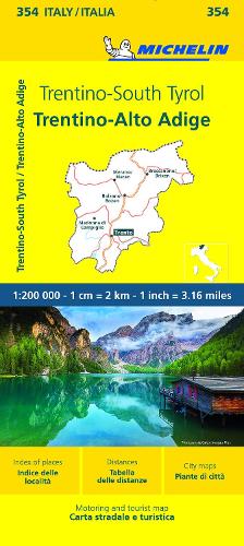 Trentino - Michelin Local Map 354
