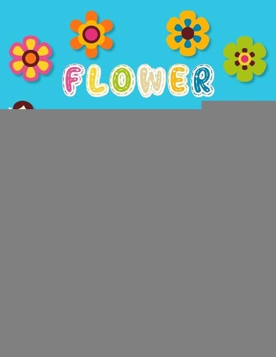 FLOWER COLORING BOOK FOR TODDLERS 2-4 YEARS Vol 1: Easy and Relaxing Spring Flowers and Playful Floral Patterns for Boys, and Girls, and Beginners with Black Background