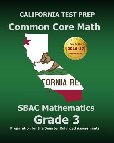 California Test Prep Common Core Math Sbac Mathematics Grade 3