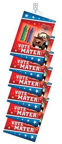 Vote for Mater 6-Copy Clip-Strip