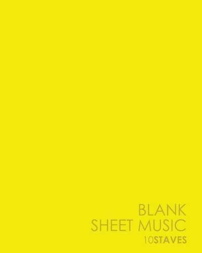 Blank Sheet Music - 10 Staves