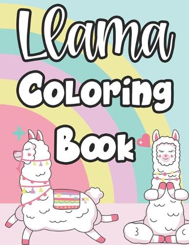 Llama Coloring Book