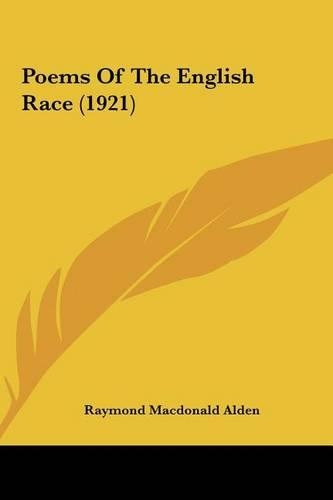 Poems of the English Race (1921)
