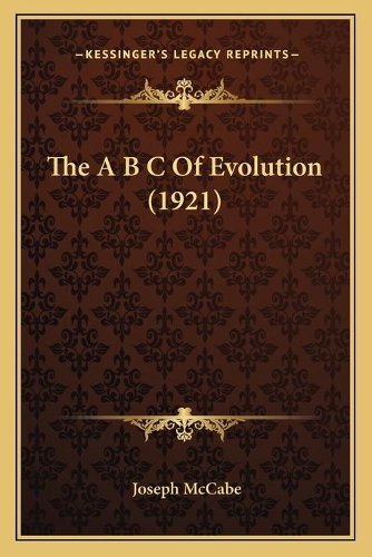 The A B C Of Evolution (1921)