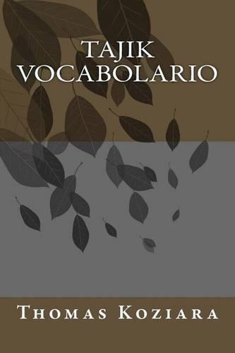 Tajik Vocabolario