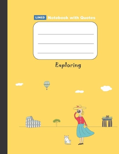 Lined Notebook - Large (8.5x11 inches) - 100 Pages - Yellow Cover