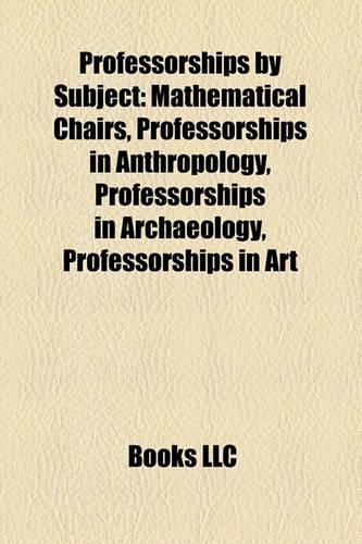 Professorships by Subject