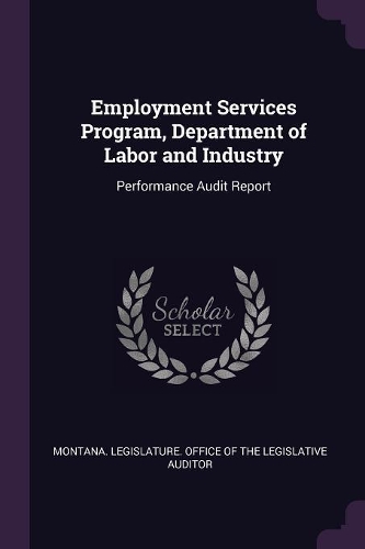 Employment Services Program, Department of Labor and Industry