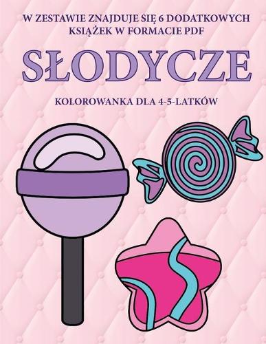 Kolorowanka dla 4-5-latków (Slodycze)