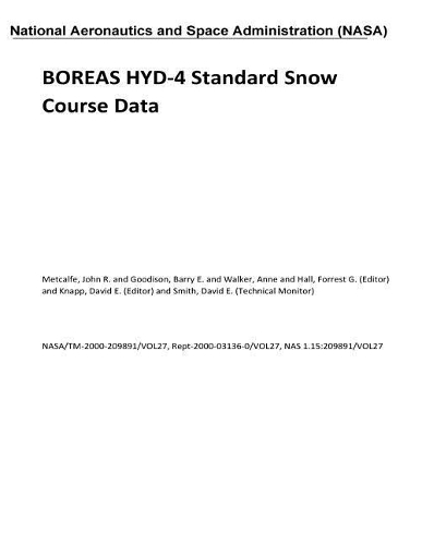 Boreas Hyd-4 Standard Snow Course Data