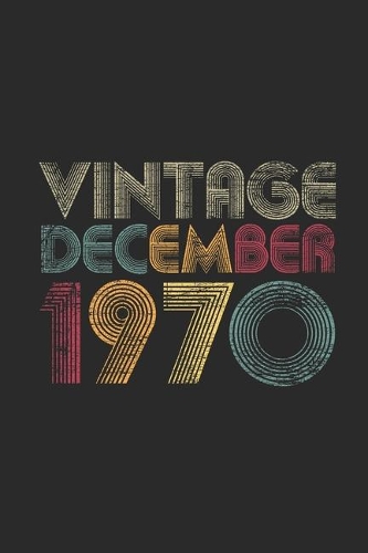 Vintage December 1970