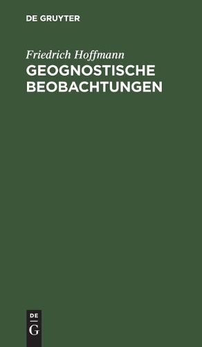 Geognostische Beobachtungen