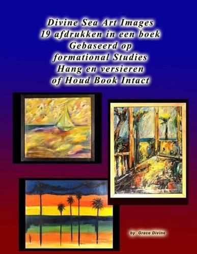 Divine Sea Art Images 19 afdrukken in een boek Gebaseerd op formational Studies Hang en versieren of Houd Book Intact
