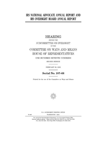 IRS National Advocate annual report and IRS Oversight Board annual report