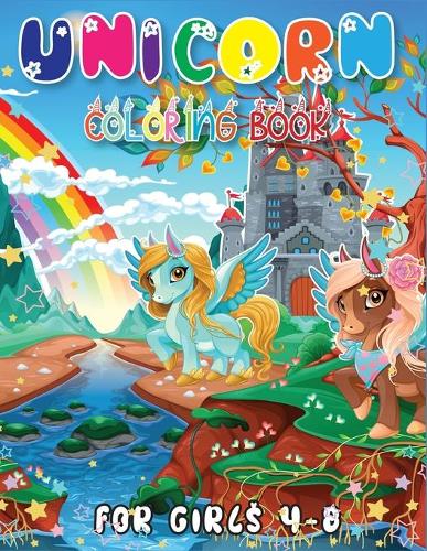 Unicorn Coloring Book for Girls 4-8