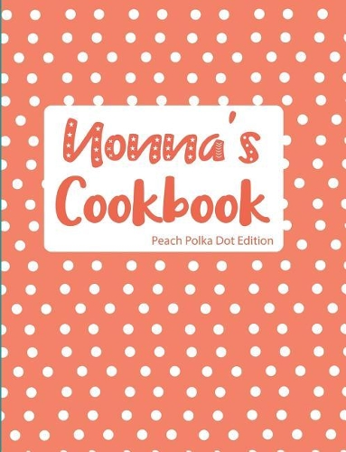 Nonna's Cookbook Peach Polka Dot Edition
