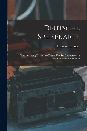 Deutsche Speisekarte