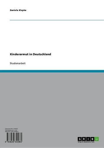 Kinderarmut in Deutschland