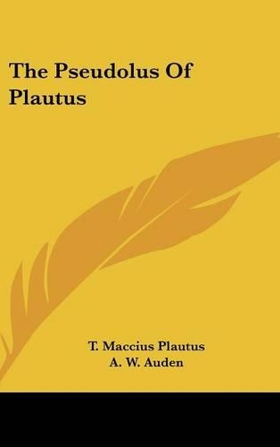 The Pseudolus Of Plautus