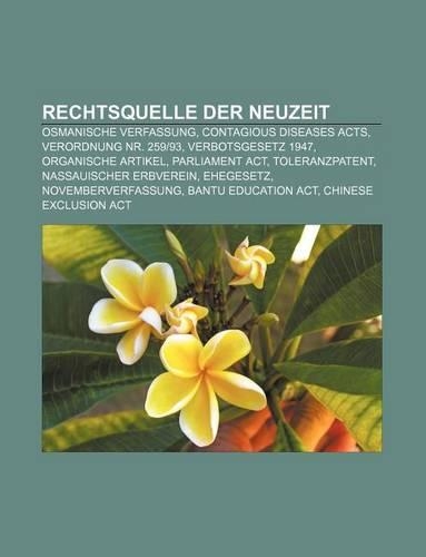 Rechtsquelle Der Neuzeit