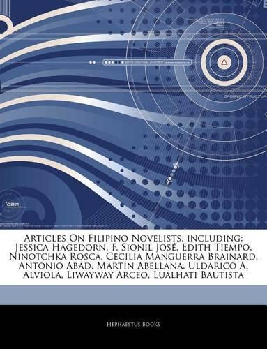 Articles on Filipino Novelists, Including
