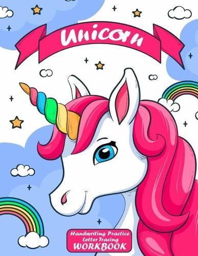 Unicorn Handwriting Practice Letter Tracing Workbook