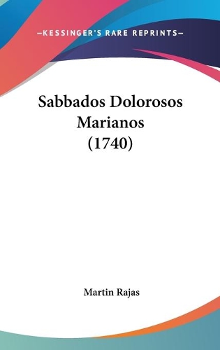 Sabbados Dolorosos Marianos (1740)