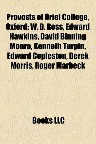 Provosts of Oriel College, Oxford