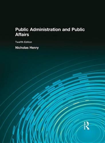 Public Administration and Public Affairs