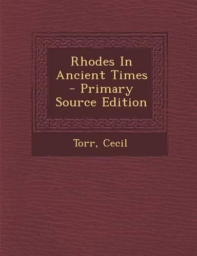 Rhodes in Ancient Times