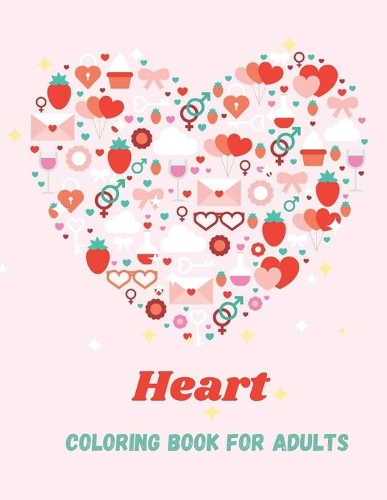 Heart Coloring Book For Adults