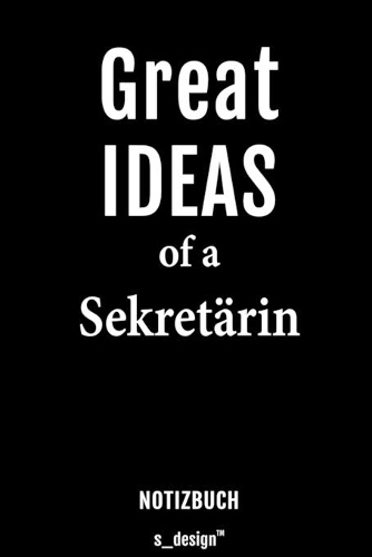 Notizbuch für Sekretäre / Sekretär / Sekretärin