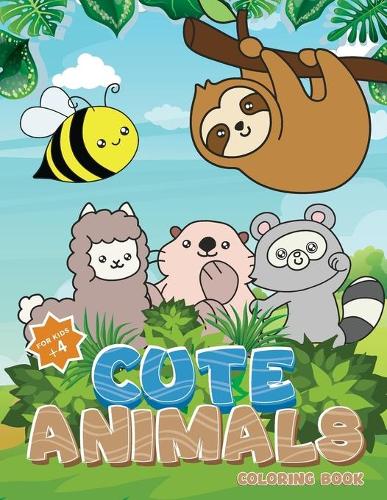 Cute Animals Coloring Book