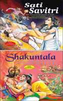 Set Of 2 Books | Children Story Books : Sati Savitri And Shakuntala