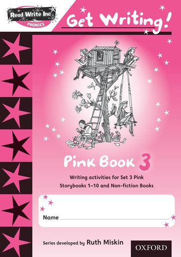 Read Write Inc. Phonics: Get Writing!: Pink 3 Pack of 10: (Read Write Inc. Phonics: Get Writing!)