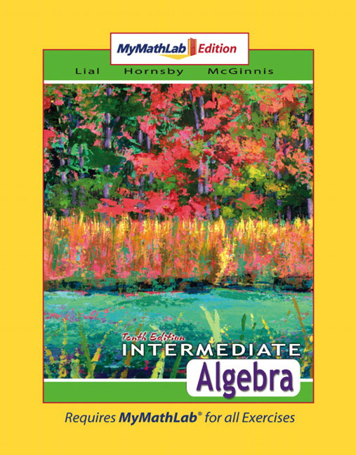 Intermediate Algebra MyLab Math Edition: (English)