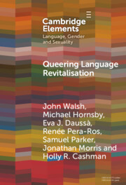 Queering Language Revitalisation: Navigating Identity and Inclusion among Queer Speakers of Minority Languages(Elements in Language, Gender and Sexuality)