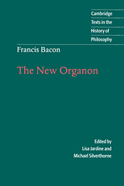Francis Bacon: The New Organon: (Cambridge Texts in the History of Philosophy)