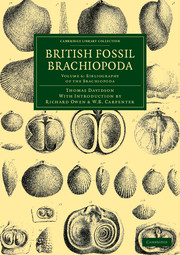 British Fossil Brachiopoda: Volume 6, Bibliography of the Brachiopoda: (Cambridge Library Collection - Earth Science)