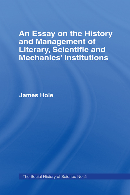 Essay on History and Management: Essay Hist Management(Social History of Science,)