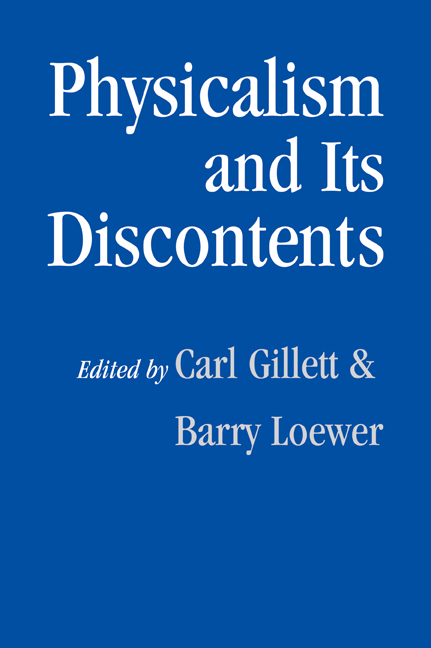 Physicalism and its Discontents: (English)