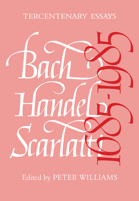 Bach, Handel, Scarlatti 1685–1985: (English)