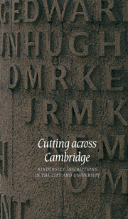 Cutting across Cambridge: Kindersley Inscriptions in the City and University
