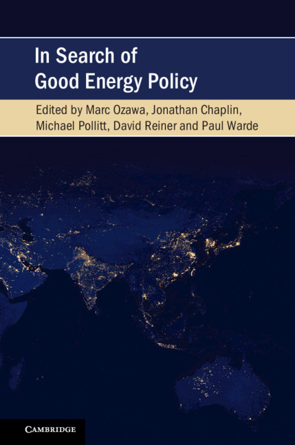In Search of Good Energy Policy: (Cambridge Studies on Environment, Energy and Natural Resources Governance)