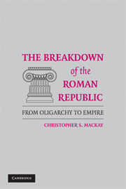 The Breakdown of the Roman Republic: From Oligarchy to Empire(English)