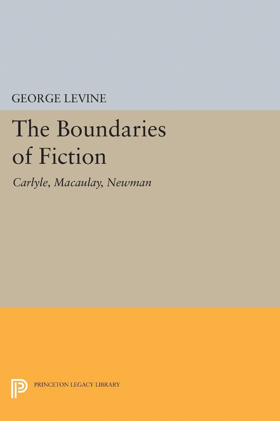 Boundaries of Fiction: (Princeton Legacy Library)