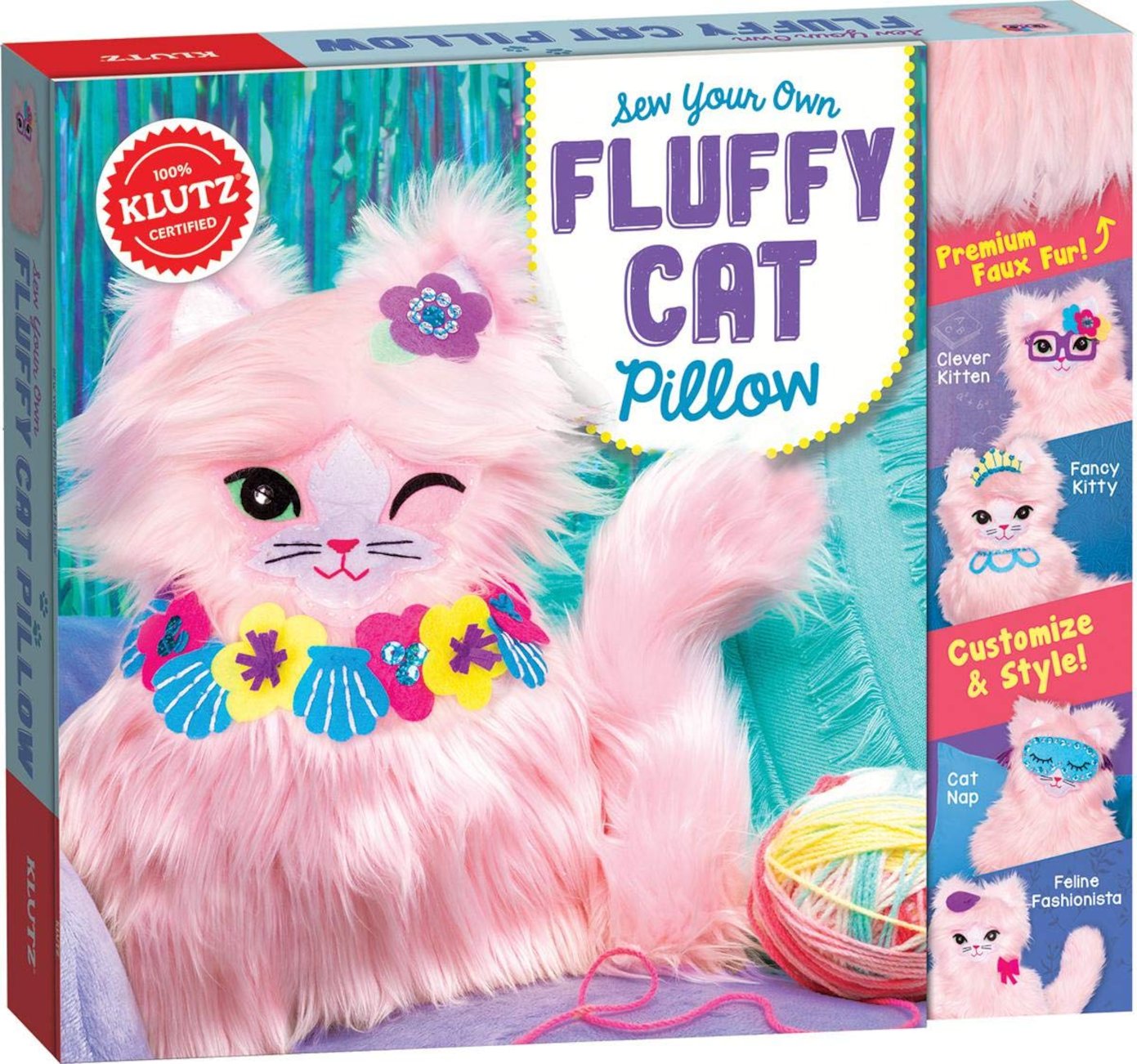 Sew Your Own Fluffy Cat Pillow: (Klutz)